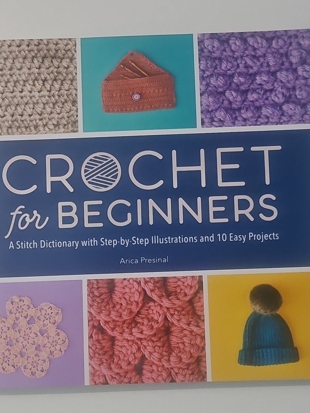 Crochet for Beginners by - Blue Cover